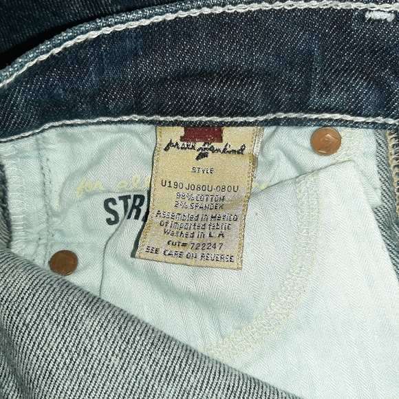 7 For All Man Kind Straight Leg Jeans - Picture 6 of 11